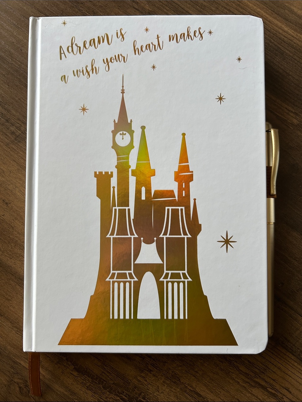 Disney Princess Cinderella Castle Journal With Pen NWOT